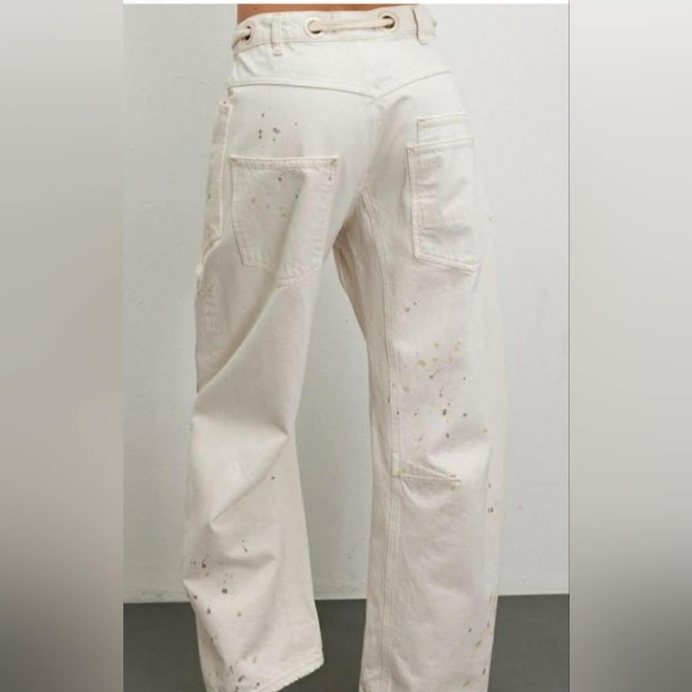 We The Free Moxie Low Slung Barrels, Off White, NWT ..Retail 148 Size 32 - Picture 2 of 5